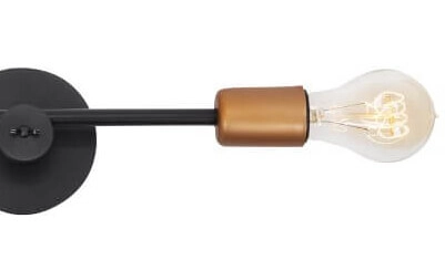 Applique Sticks noir avec de l'or Lyora 5903139626798