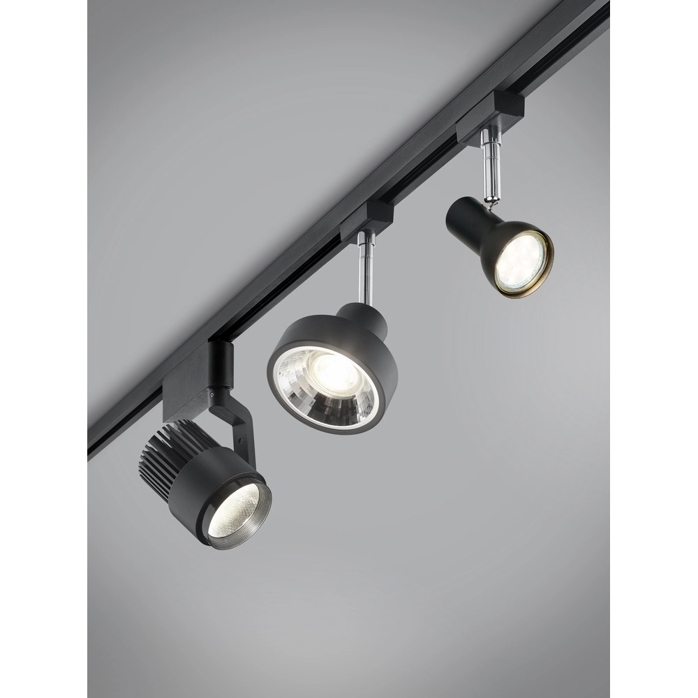 Spot ferroviaire Cantar Noir 2 phases Trio 4017807663051