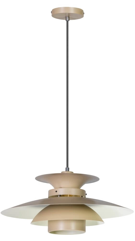 Lampe suspendue cool Potenza 50 cm de crème