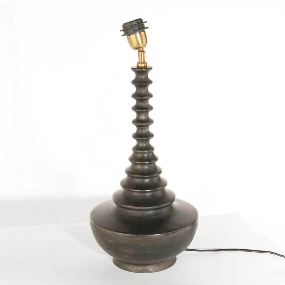 Lampe de table unique Bois avec abat-jour en bambou Steinhauer 8712746172553