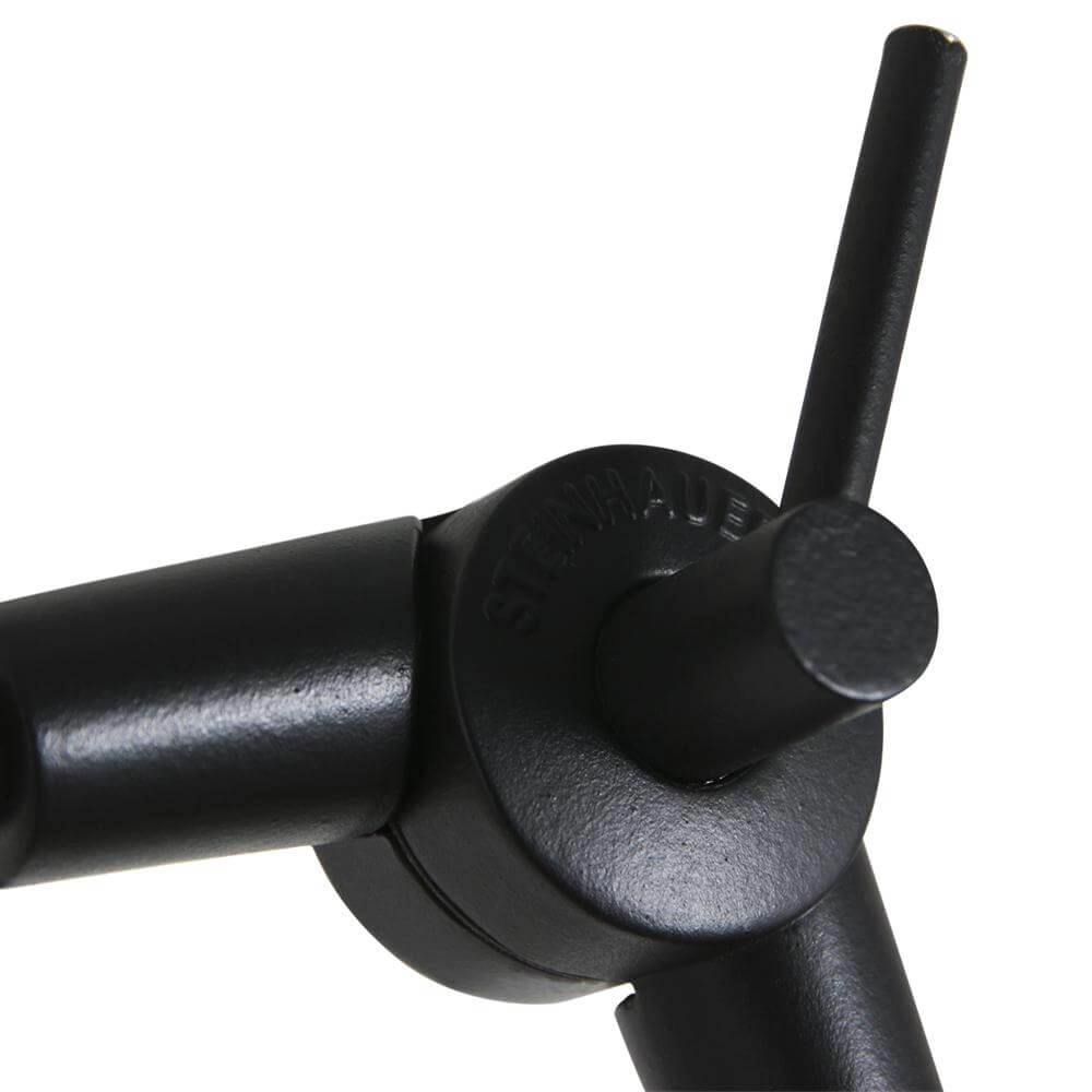 Applique murale Prestige Chic noir avec abat-jour en bambou Steinhauer 8712746172935