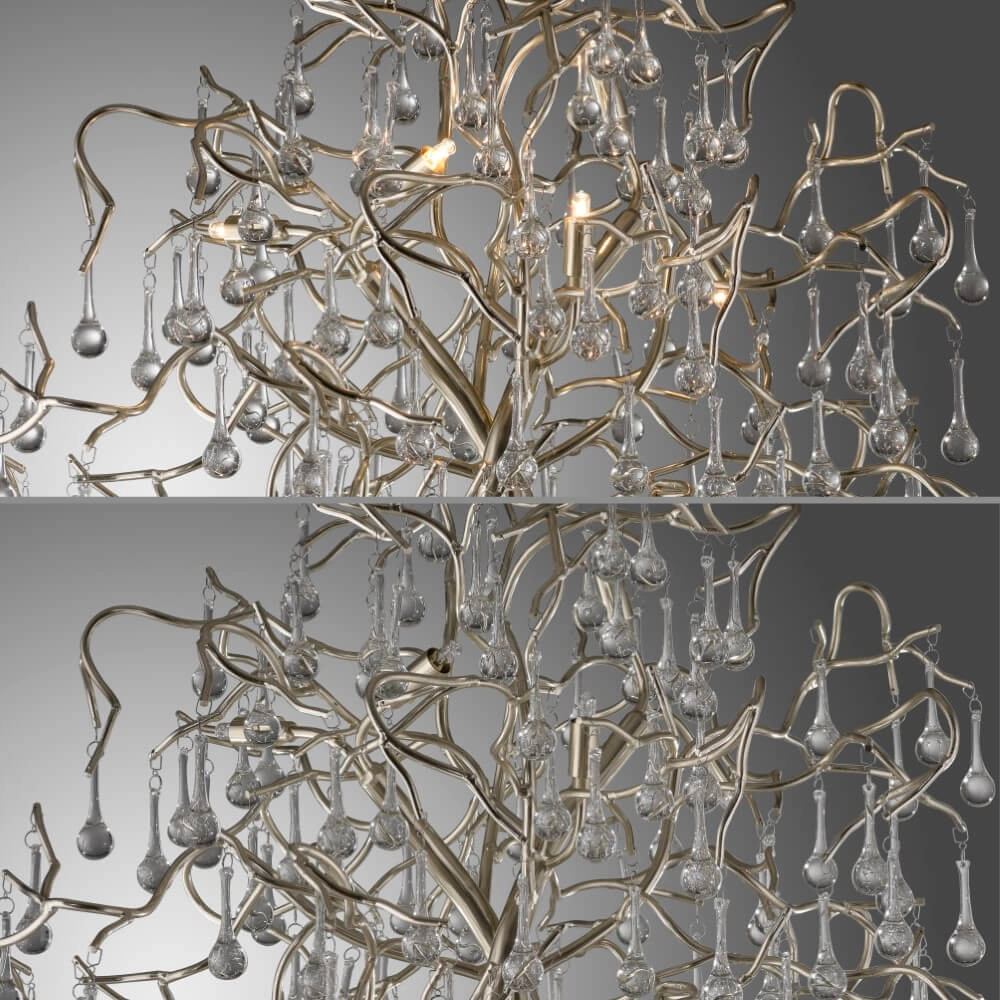 Lustre sur pied Icicle métal Paul Neuhaus 4012248332948