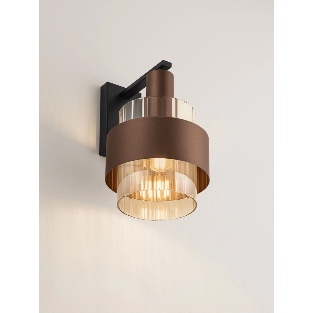 Lampe murale moderne Serena Café brun Lyora 5212063501201