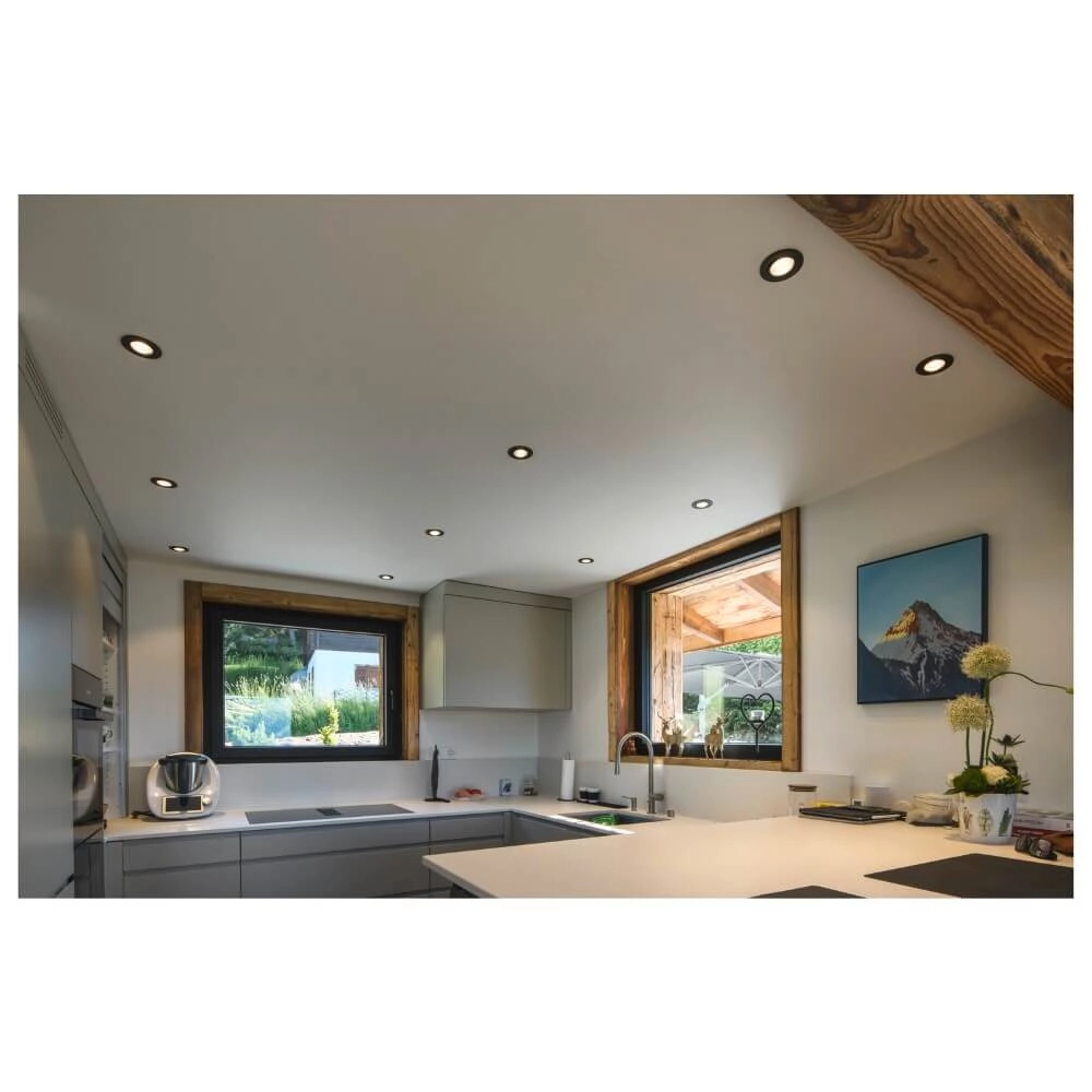 Spot LED rond New Tria 68 DTW noir - 1800-3000K - 700lm - 60g SLV 4024163277419