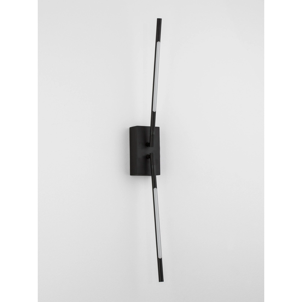 Lampe murale Raccio Double noir Lyora 5212017420466