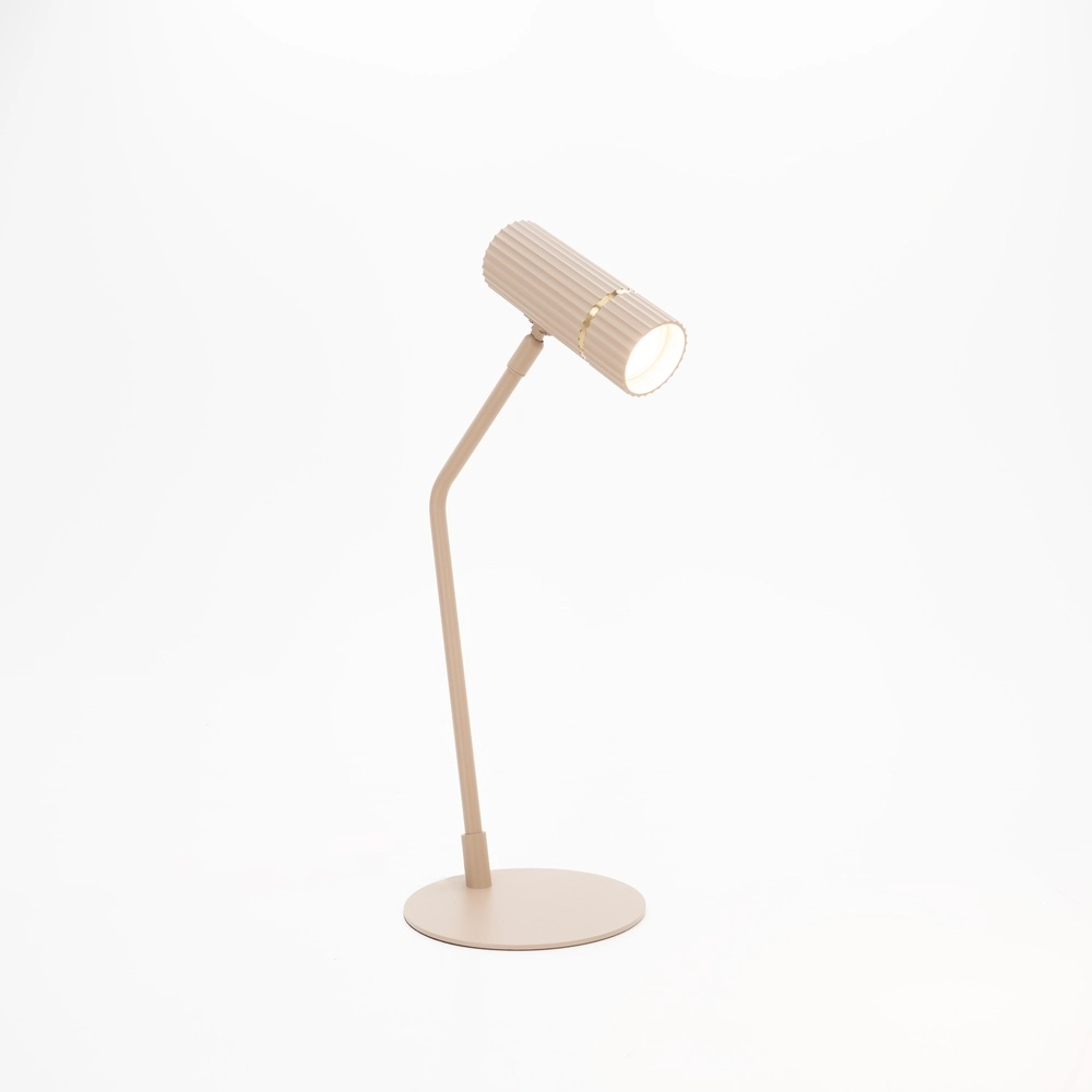Lampe de bureau en sable Caminia GU10