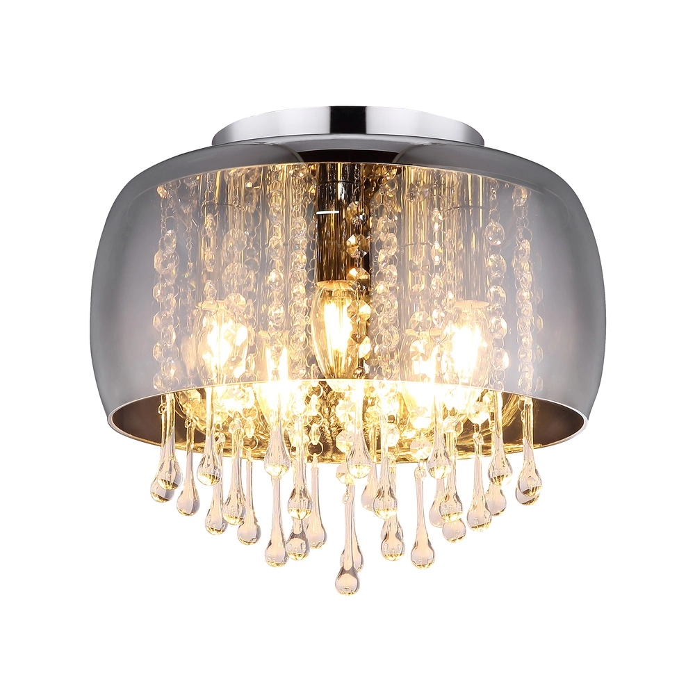 Lampe de plafond Kalla Ø 35cm chromé