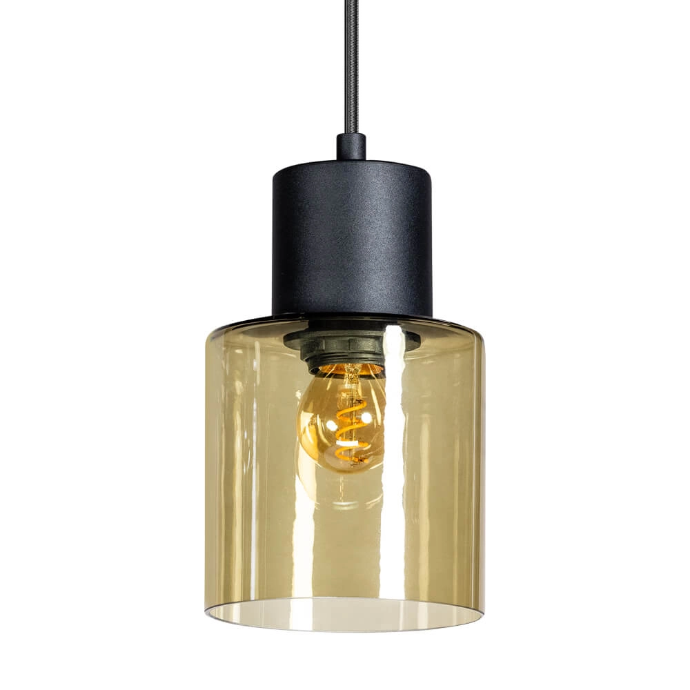 Lampe à suspension en verre Sledge Glass verre ambré ETH 8720195302858