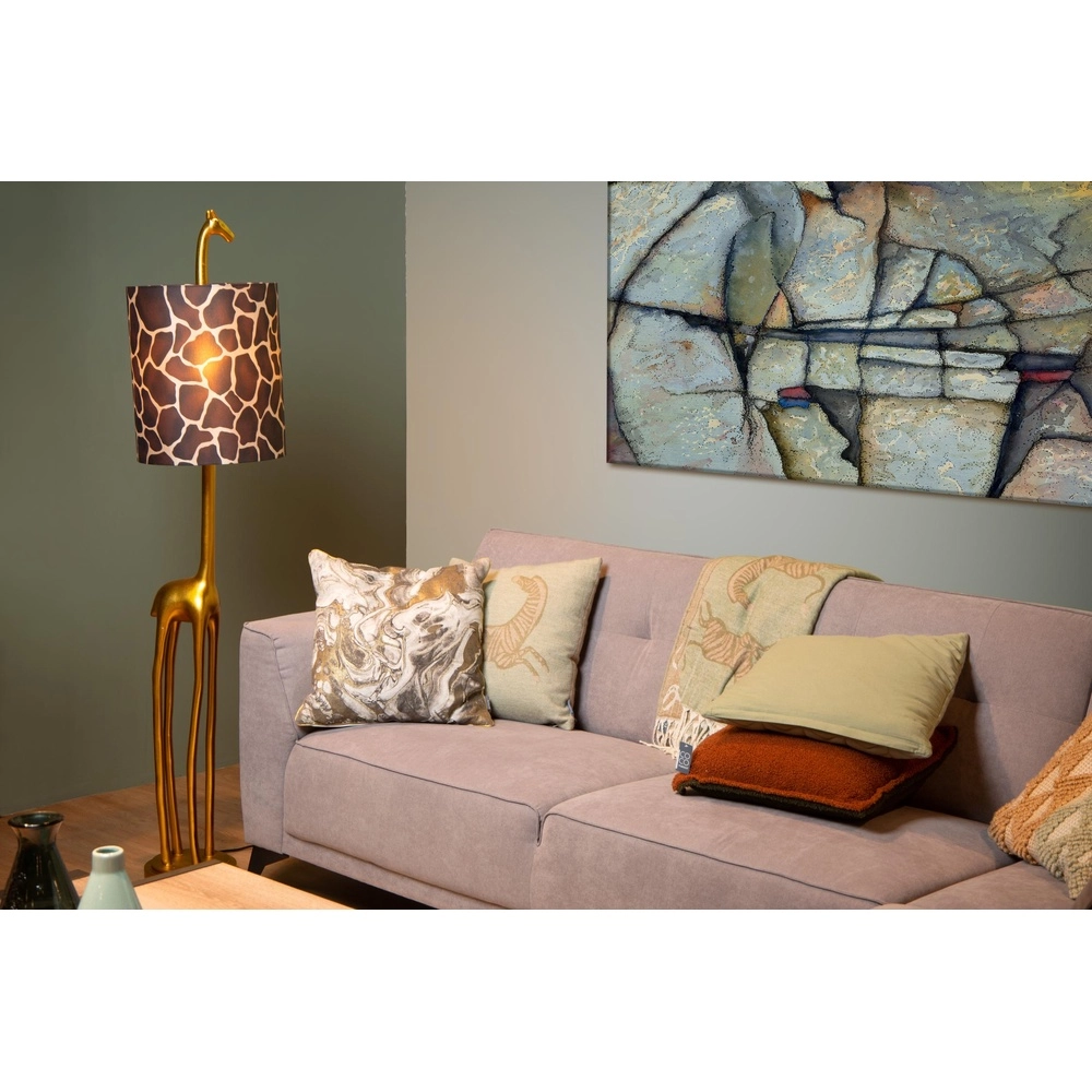 Lampe de table Extravaganza Miss Tall Girafe or avec noir Lucide 5411212105431