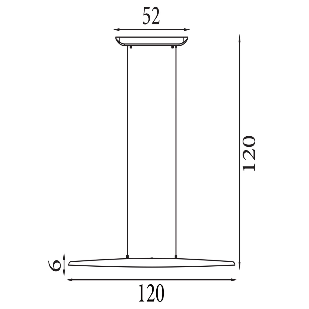 Suspension Kenzie bois Searchlight 5053423296845