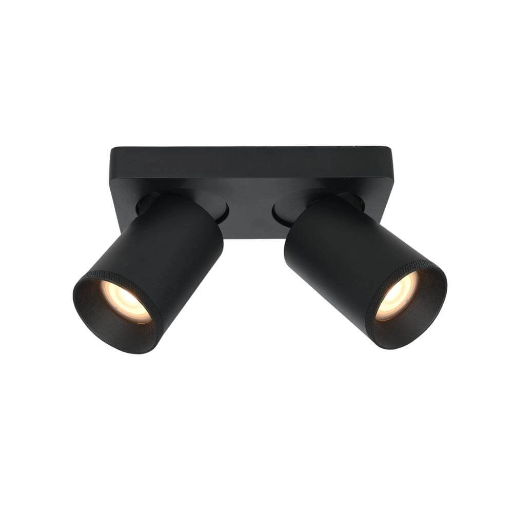 Plafonnier Mega 2 lumières noir Plafonnier Mega 2 lumières noir