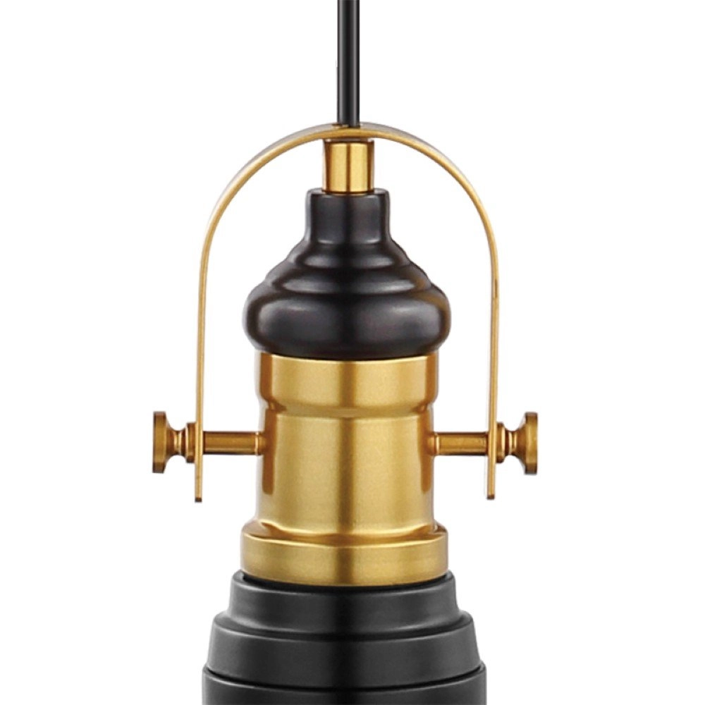 Lampe à suspension Gilwell 18,5cm noir avec de l'or Eglo 9002759496937