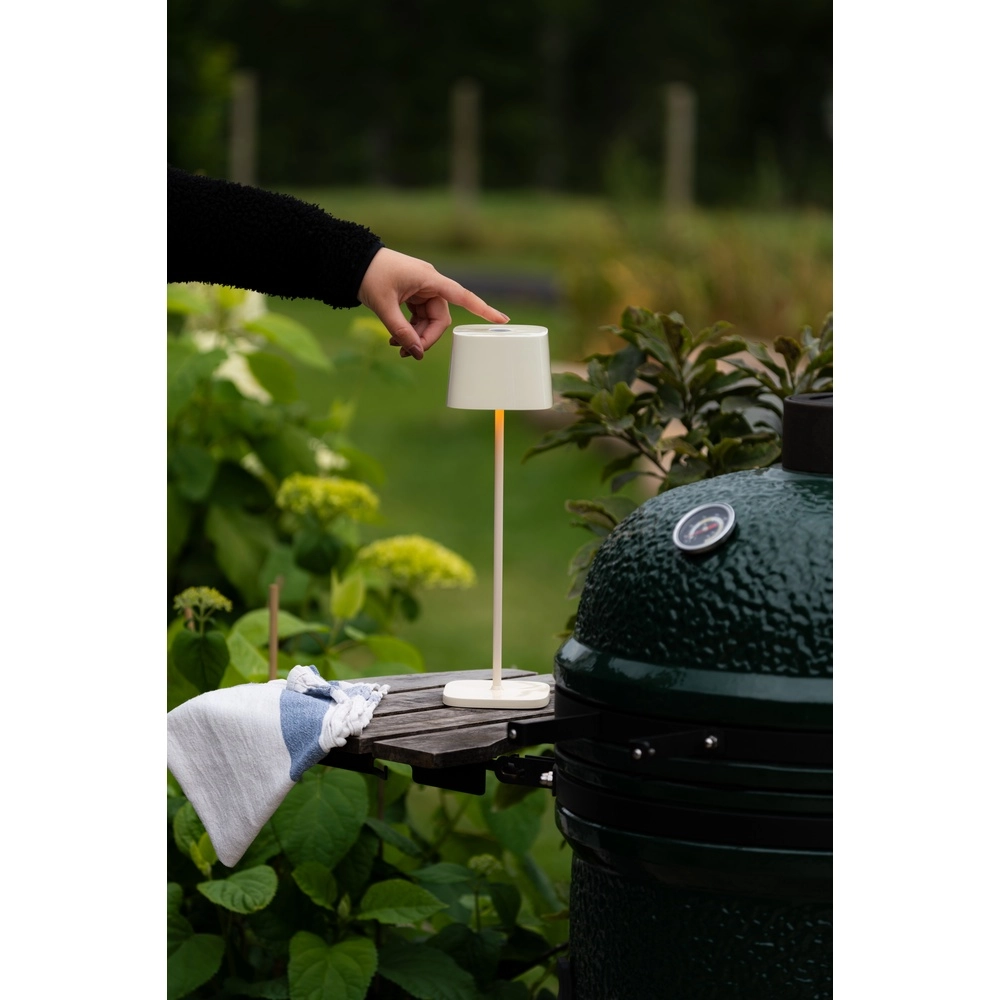 Lampe de table Capri Rechargeable brun sable brillant KonstSmide 7318300030379