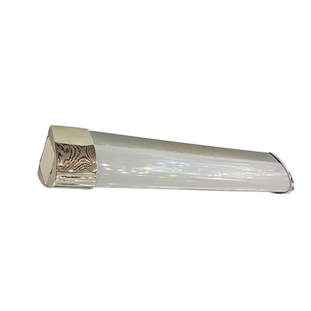 Lampe miroir Tobero Chrome 60cm avec multiprise