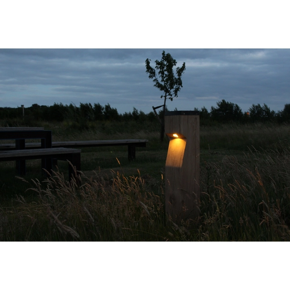 Éclairage solaire en bois Eye Solar Accoya - 17,5x17,5x90 -2700K Timberlab 8716803513860