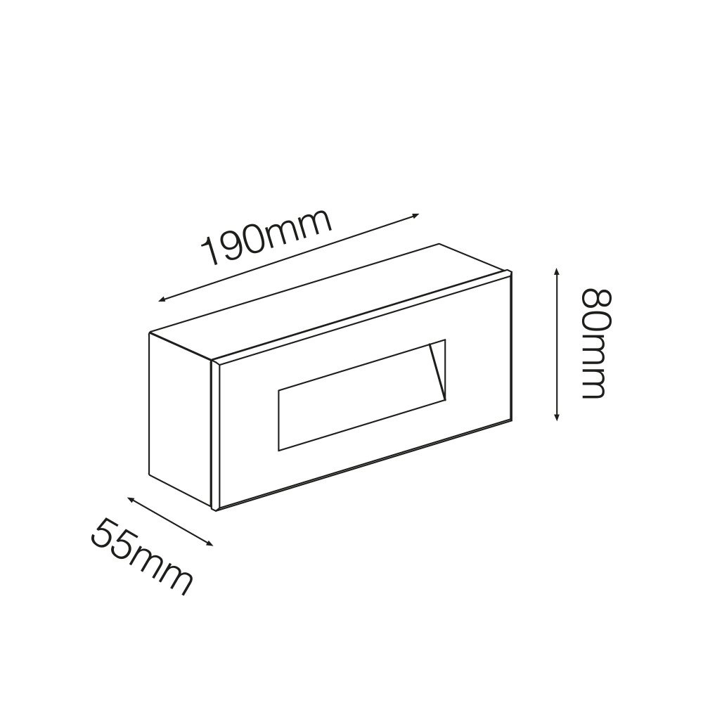 Spot LED en saillie Oxide 2 KS 8714732756709