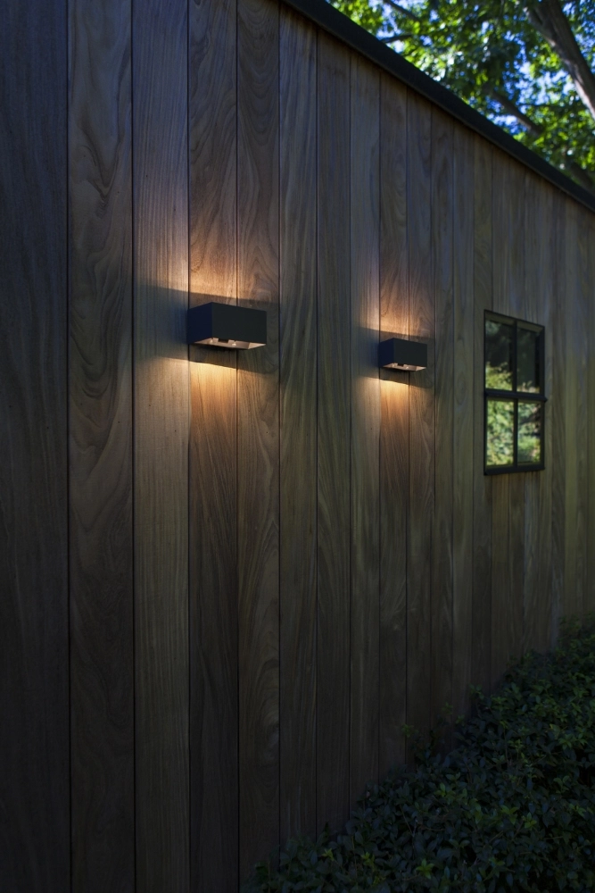 Lampe murale élégante Gemini Gris avec capteur Lutec 6939412018171