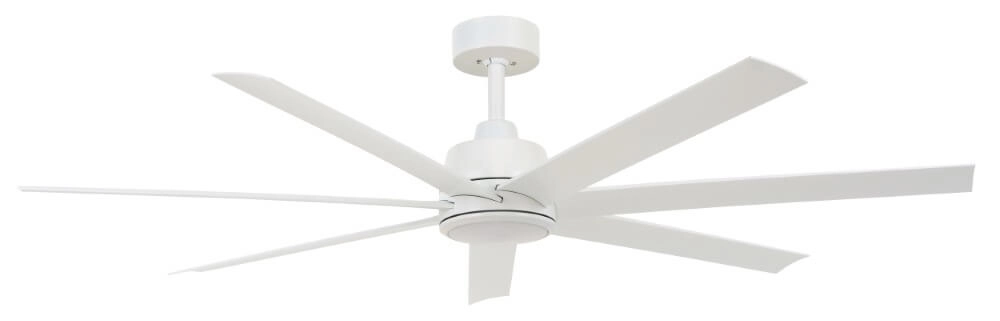 Ventilateur de plafond blanc Atlanta Led Ø 142 cm IP55 Beacon 9333509144151