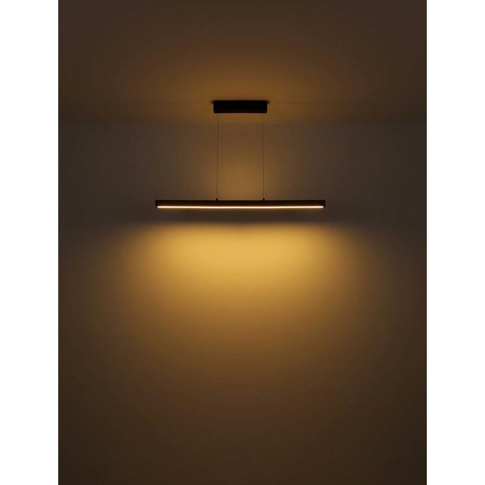 Lampe suspendue élégante Olivus bois 115 cm Globo 9007371455683