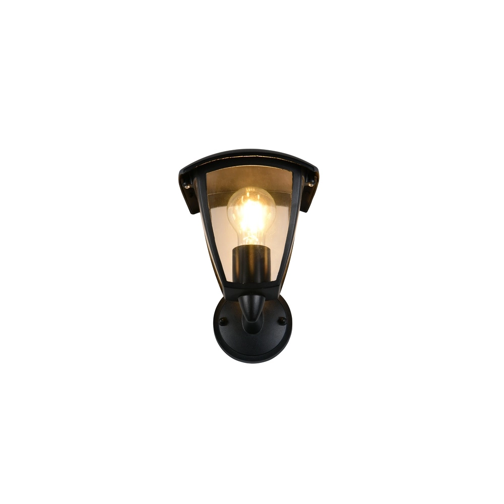 Applique murale noire Venta moderne vers le haut Trio 4017807648126