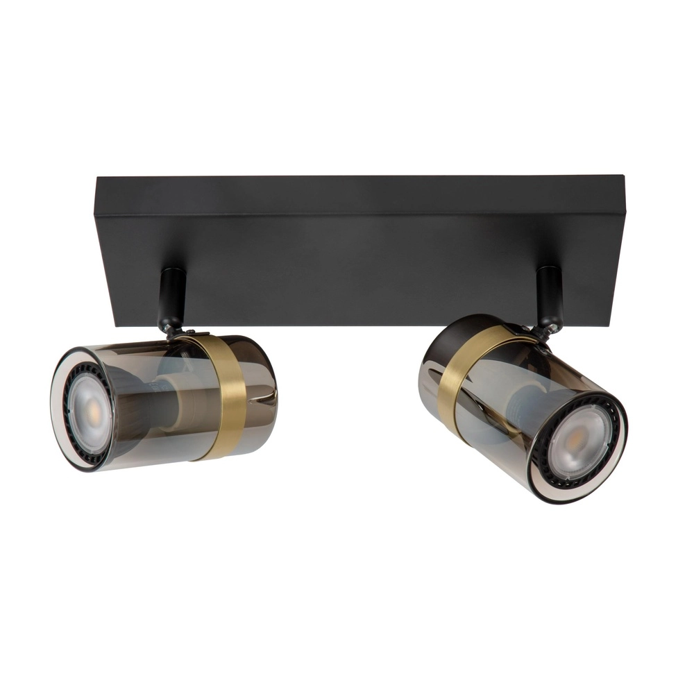Projecteur de plafond Upton 2-noir clair