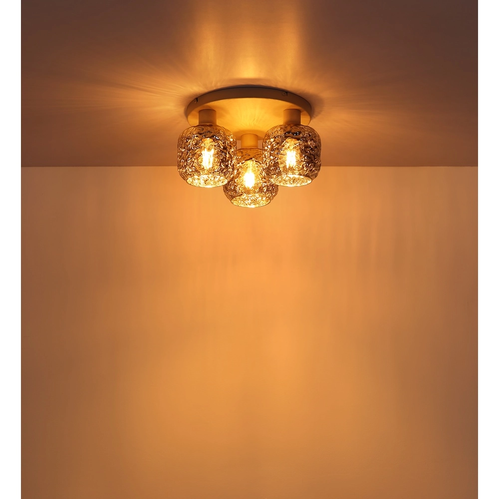 Lampe de plafond Antonio Brun sable clair à 3 Globo 9007371575725