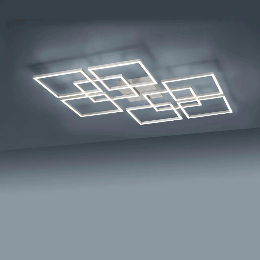 Plafonnier moderne Q-Inigo carré Paul Neuhaus 4012248358108