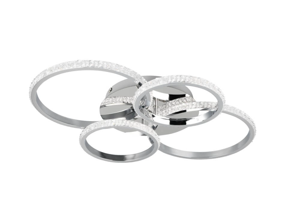 Plafonnier design Cires chrome Trio 4017807600940