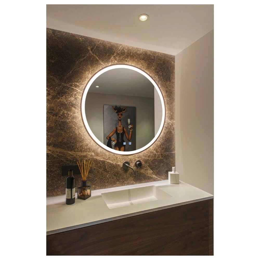 Applique miroir Trukko Noir - Ø 80cm SLV 4024163274753