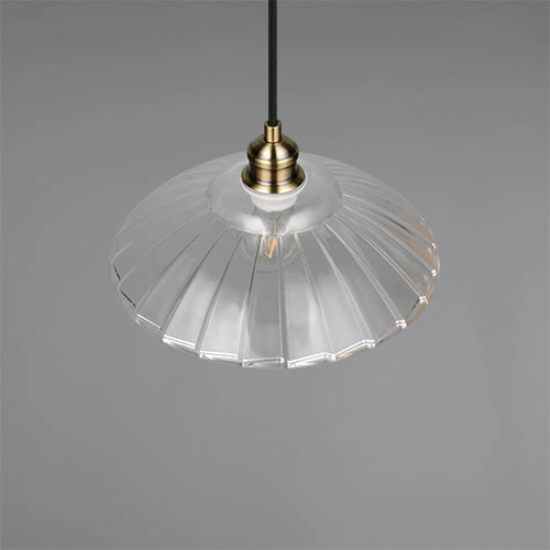 Lampe pendante classique Eluna Vieux laiton Trio 4017807682465