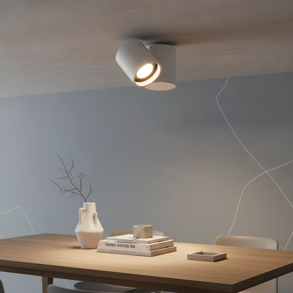 Spot mural à LED Mayen blanc