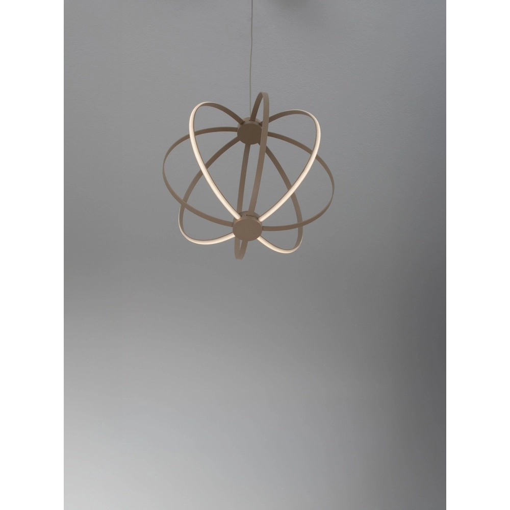 Lampe suspendue Brea beige Ø 30cm Lyora 5212017494382