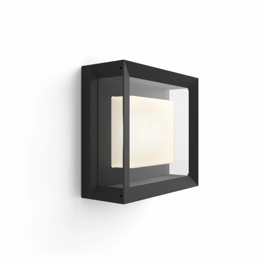 Applique carrée Hue Econic Vitrine noire Philips 8718696170564