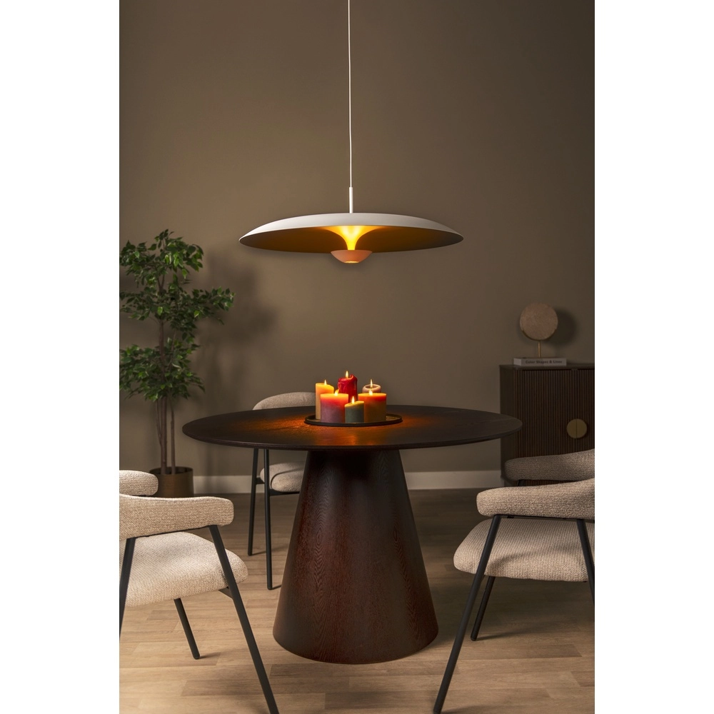 Lampe pendante de conception Kenneth blanc Ø 80cm Premium by Lucide 5411212410481
