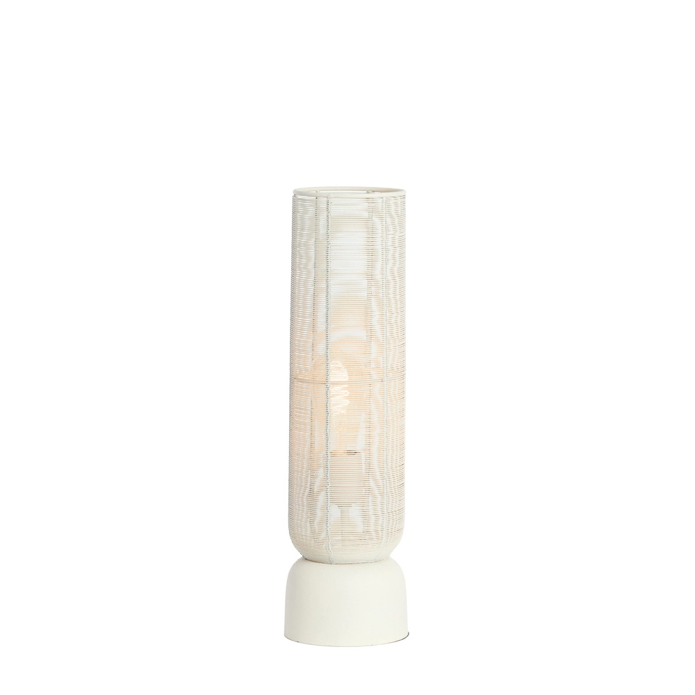 Lampe de table Lezuza Ø 13,5cm blanc Light & Living 8717807744861