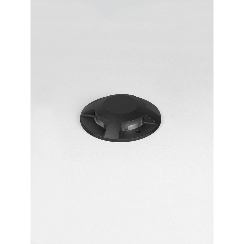 Emplacement plat monté en surface au sol Grado noir - 13W Lyora 5212017497918