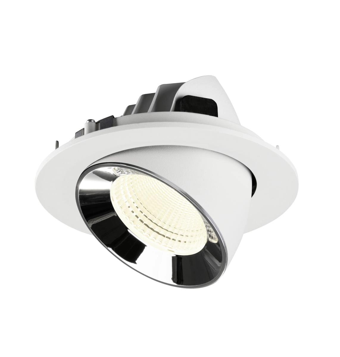 Spot encastré Numinos Gimble L blanc/chrome 4000K - 55 deg SLV 4024163309981