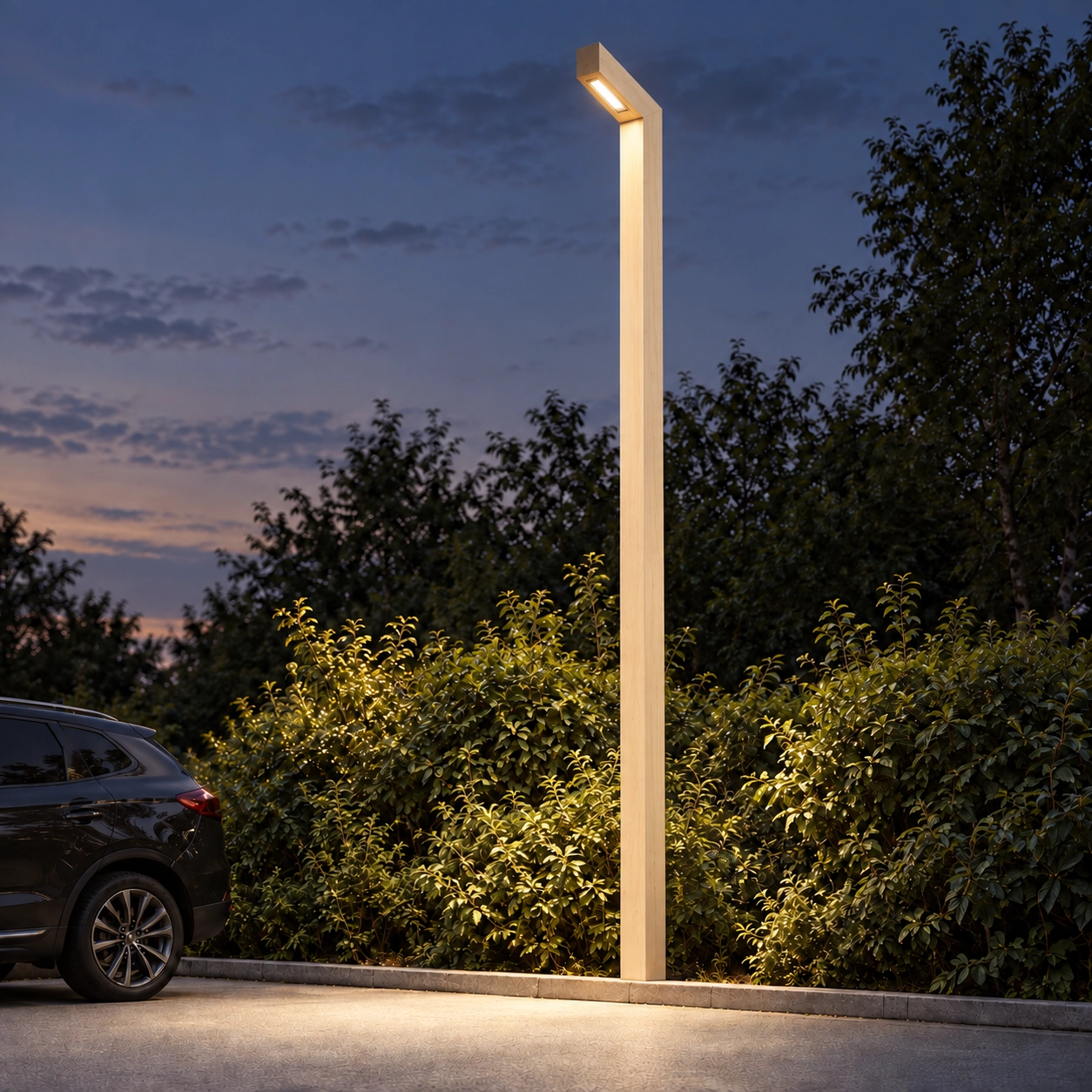 Lampadaire en bois Stelle Accoya - 4M - PH08 - 3000K