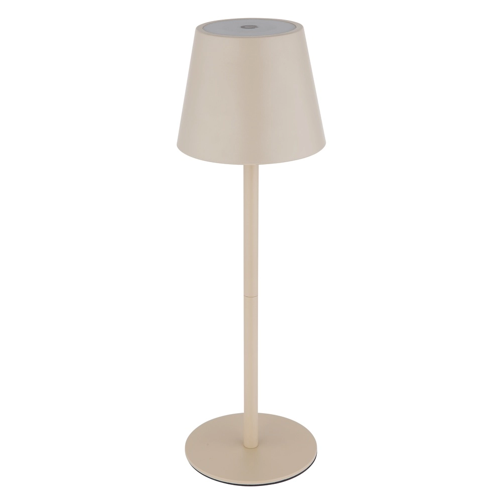 Lampe de table moderne Vannie I Brun sable également rechargeable pour bouteille Globo 9007371468805