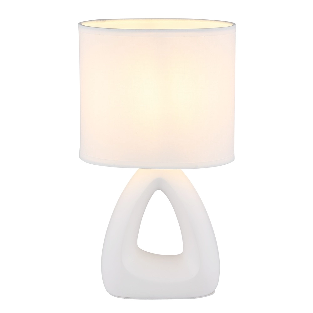 Lampe de table de conception Triangle Blanc Globo 9007371487509