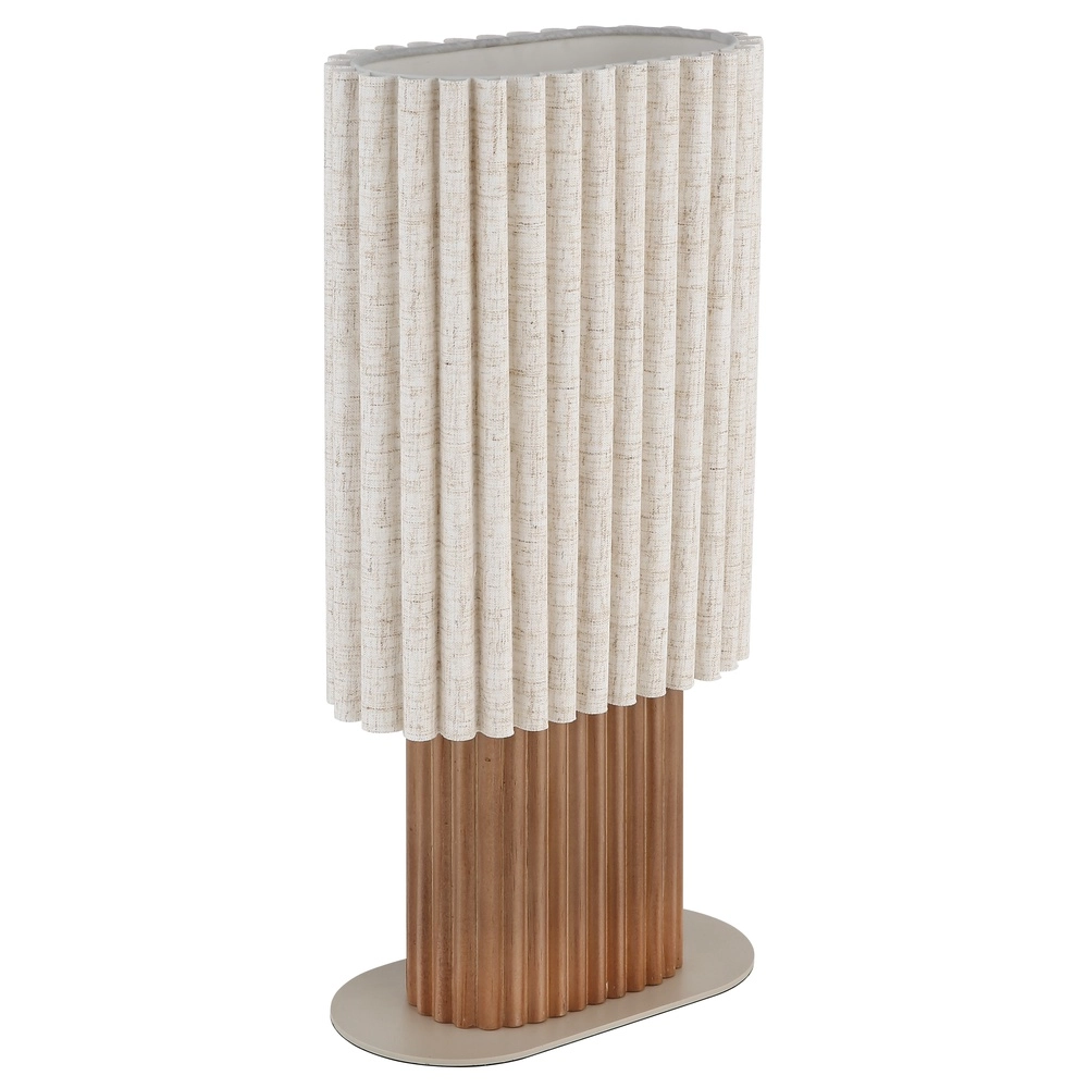 Lampe de table unique Jannie Ovale marron Globo 9007371589906