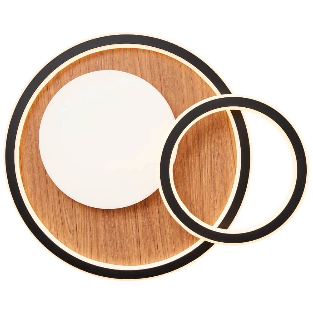 Plafonnier rond en bois Karney Brilliant 4004353409646