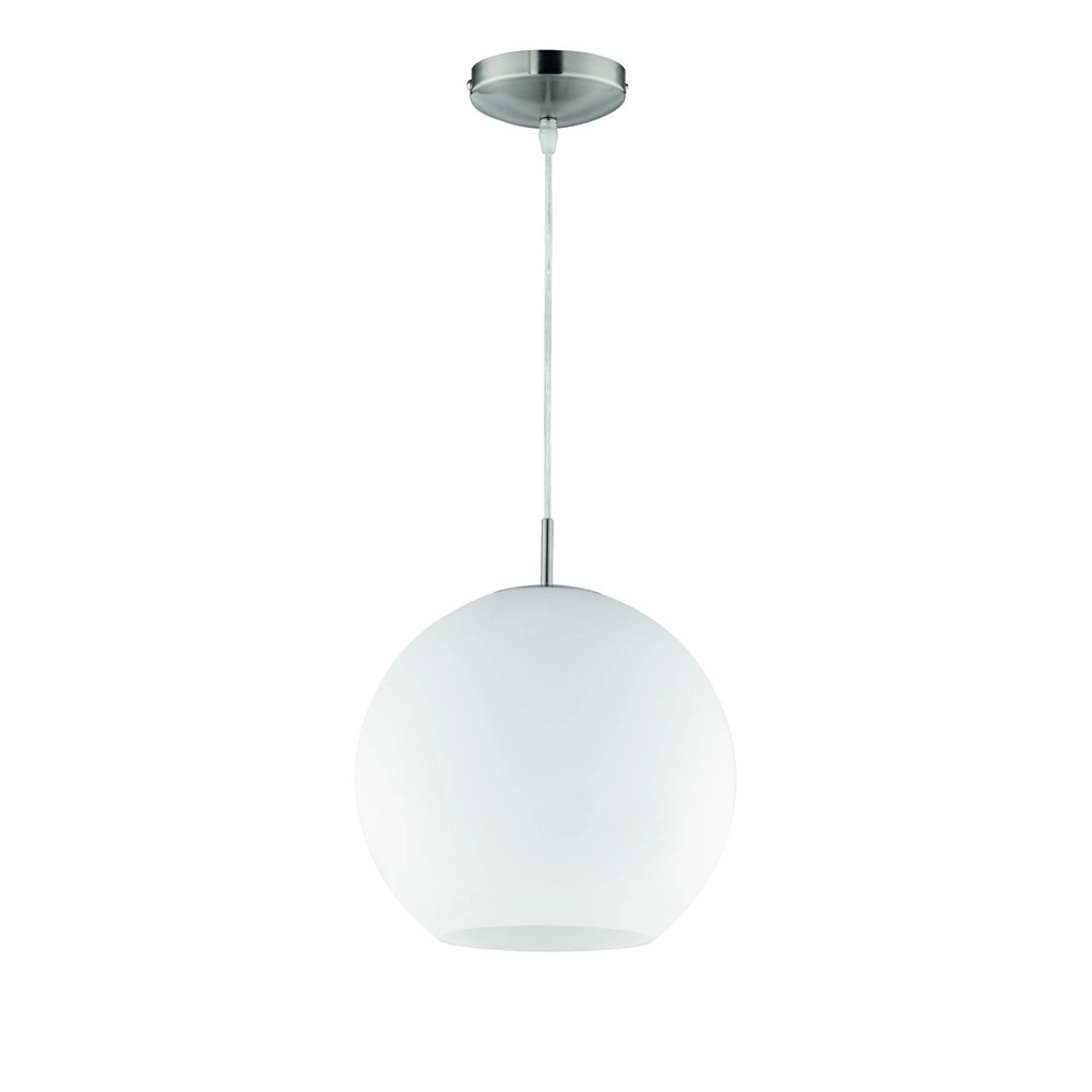 Lampe à suspension Moon 30 cm blanc Trio 4017807258035