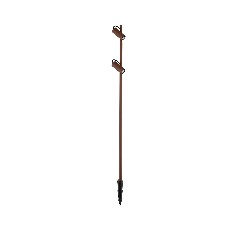 Lampe de jardin Darma Double brun rouille Lyora 5212017472540