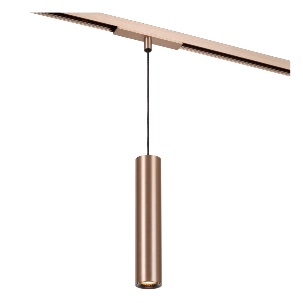 Lumière suspendue monophasée pour rail Linial Luxus Champagne
