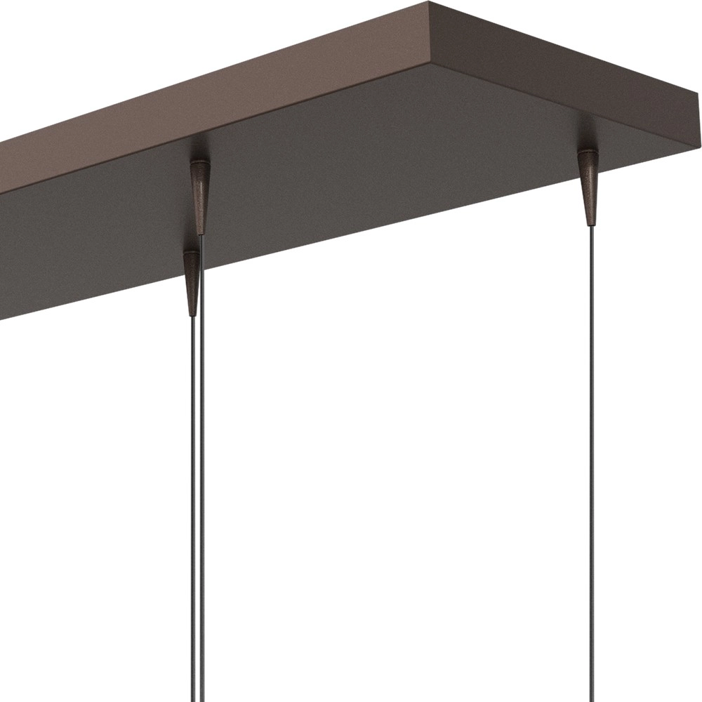 Lampe suspendue à 8 lampes Talana 130 cm cacao brun Ø 6 cm DTW Masterlight 8718121389196