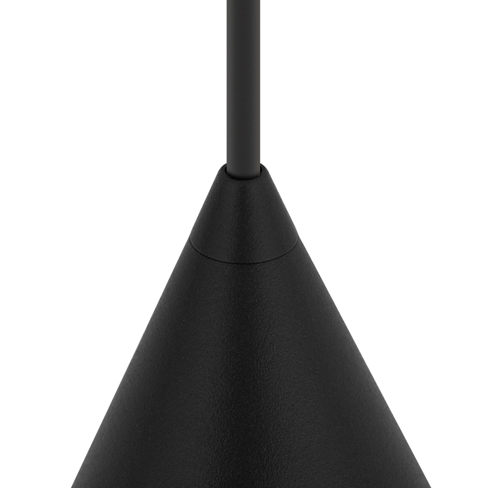 Lampe pendante de conception Zenith noir Ø 11cm Lyora 5903139114523