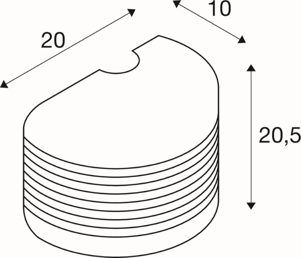 Applique de chambre à coucher Pantilo Rope noir avec verre fumé SLV 4024163280877
