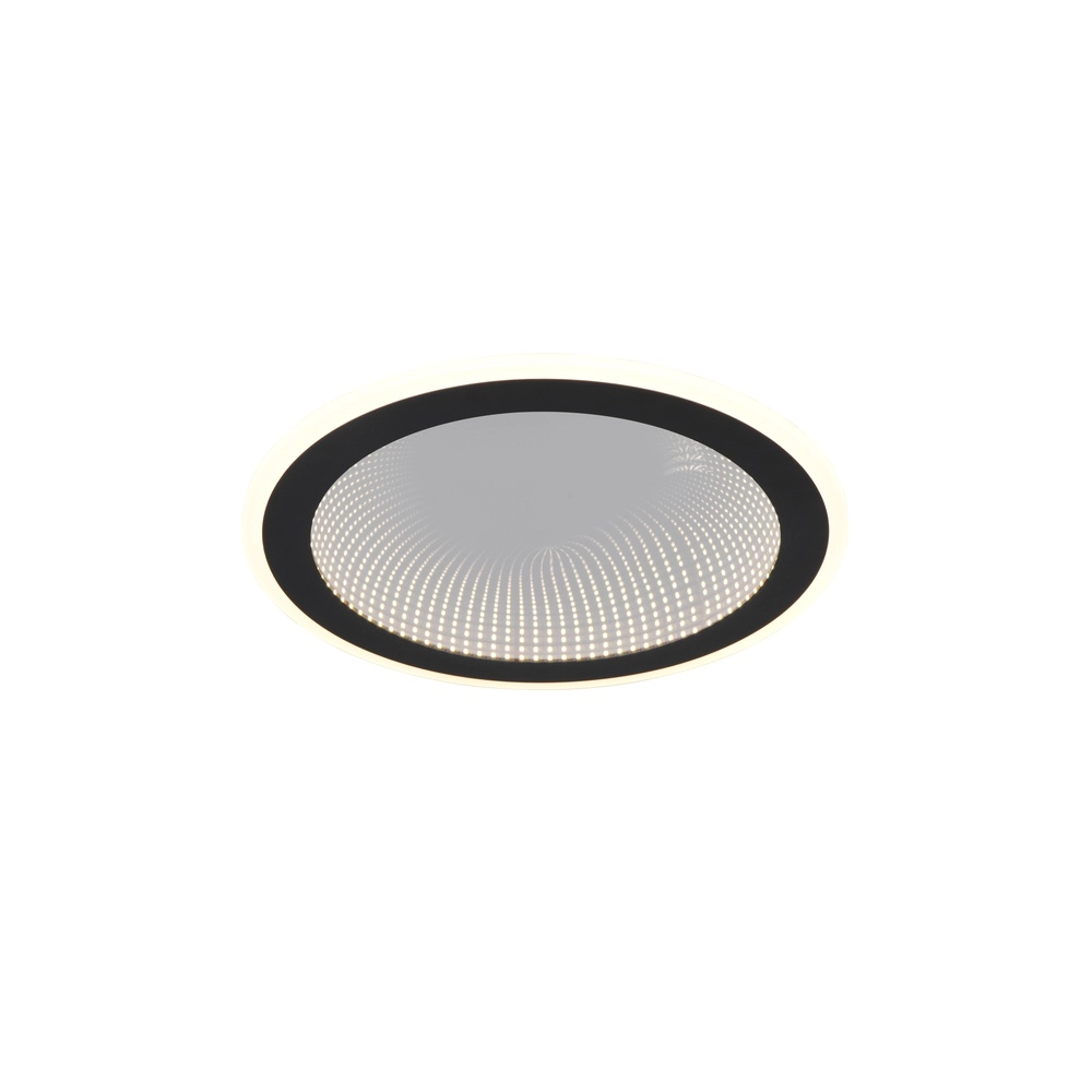 Plafonnier design Glace noir