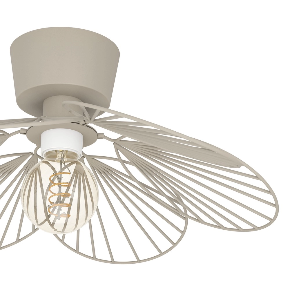 Lampe de plafond Binacua brun sable Ø 45 cm Eglo 9008606405954